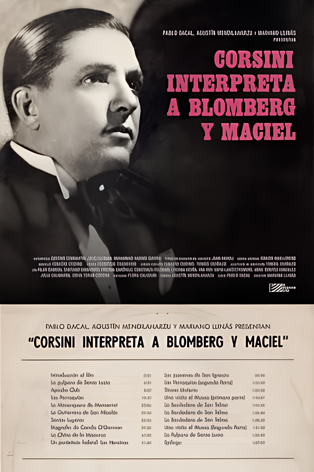 科西尼演唱布隆伯格与马西尔